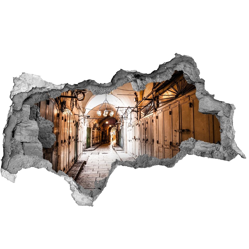 Fototapeta diera na stenu 3D Jeruzalem