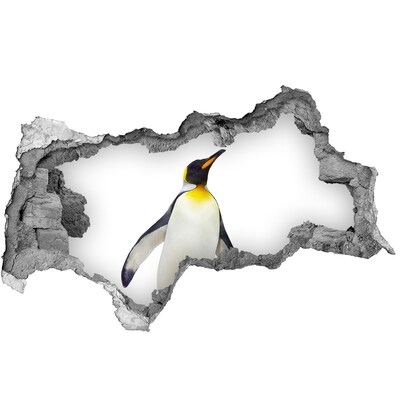 Diera 3D fototapeta na stenu nálepka Tučniak