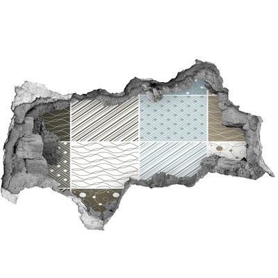 Diera 3D fototapeta nálepka Vzory na stene