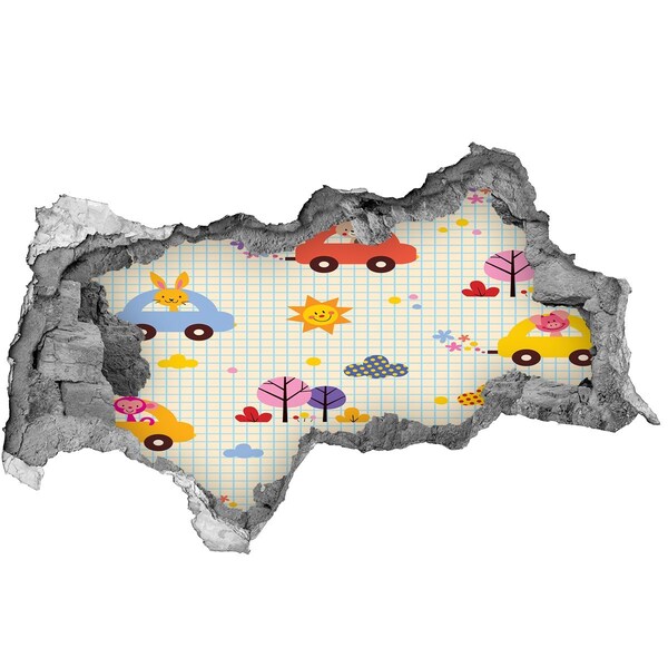 Samolepiaca nálepka na stenu Detský svet plný radosti