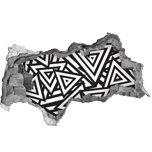 Fotoobraz diera na stenu nálepka Abstraktné geometrické vzory