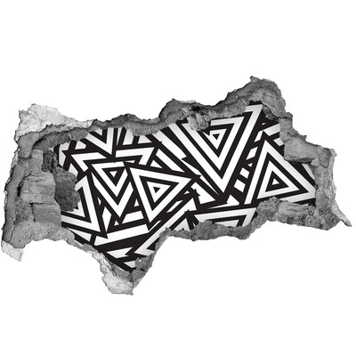 Fotoobraz diera na stenu nálepka Abstraktné geometrické vzory