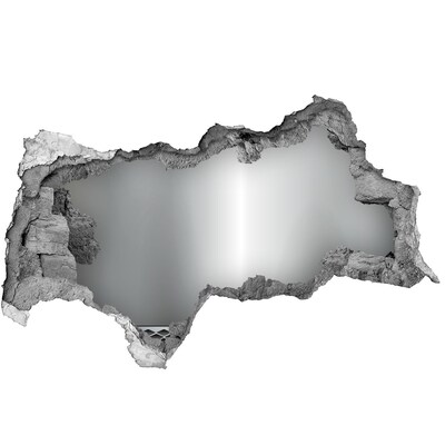 Fototapeta diera na stenu Rozbitá zrkadlová stena