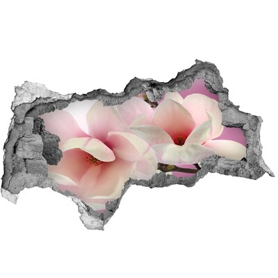 Samolepiaca diera nálepka Kvetinový sen za stenou