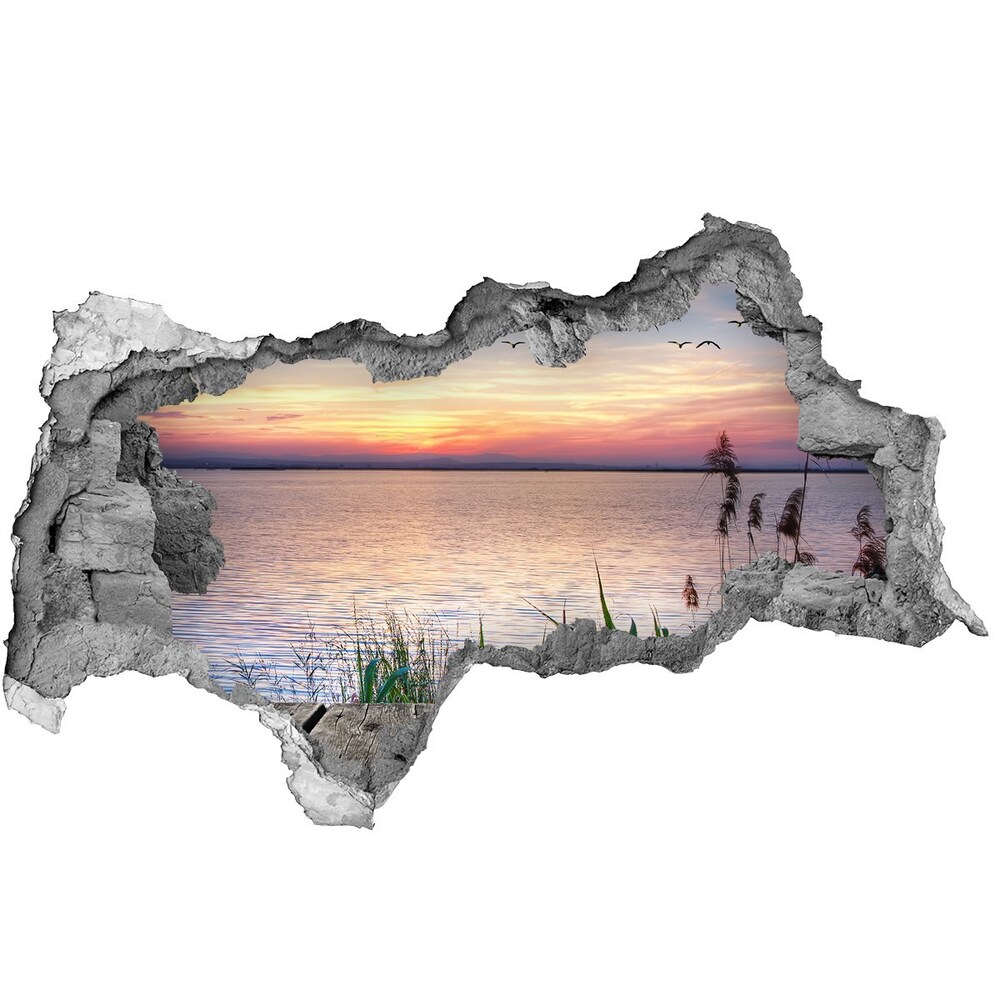 Nálepka fototapeta 3D výhľad Lake západ