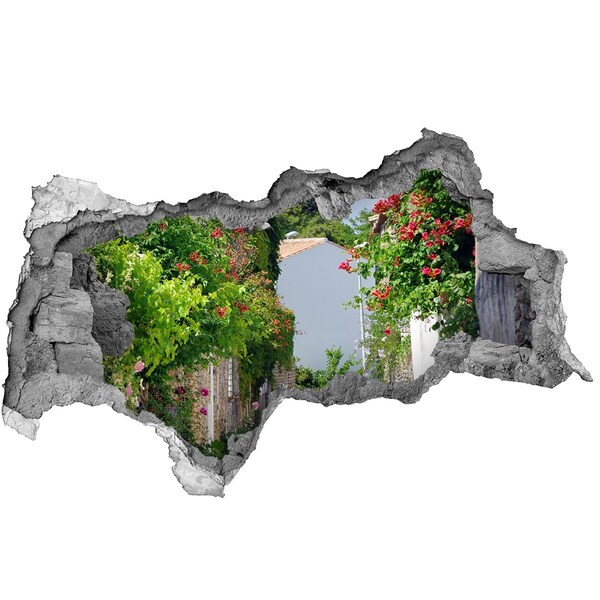 Nálepka fototapeta 3D výhľad Kvetovaný alej
