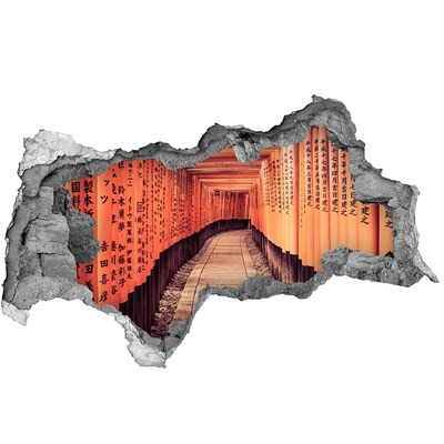 Nálepka fototapeta 3D výhľad Svätyňa Fušimi Inari