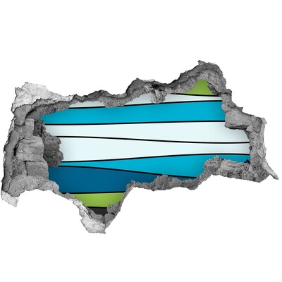 Diera 3D fototapeta nálepka Abstraktný interiér steny