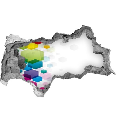 Diera 3D fototapeta nálepka Moderná abstrakcia v betóne