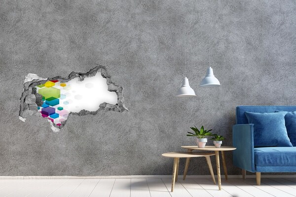 Diera 3D fototapeta nálepka Moderná abstrakcia v betóne