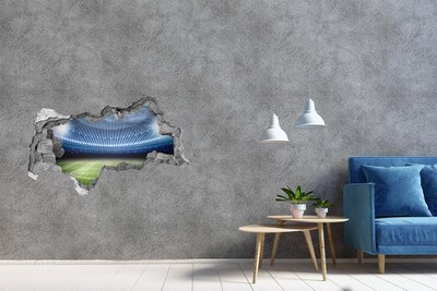 Fototapeta diera na stenu 3D nálepka Futbalový štadión v akcii