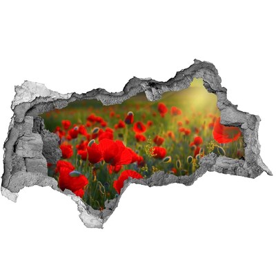 Nálepka fototapeta 3D výhľad Kvetinový raj v stene