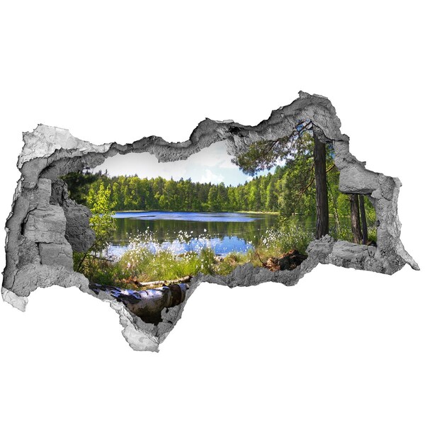 Nálepka fototapeta 3D na stenu Lesné panorama