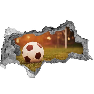 Fototapeta diera na stenu 3D Futbal na ihrisku