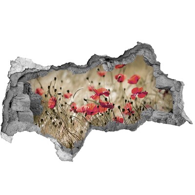Samolepiaca diera nálepka betón Kvetinový raj medzi betónom