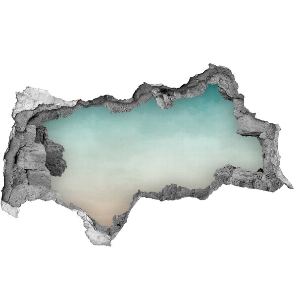 Diera 3D fototapeta nálepka Obloha nad morom