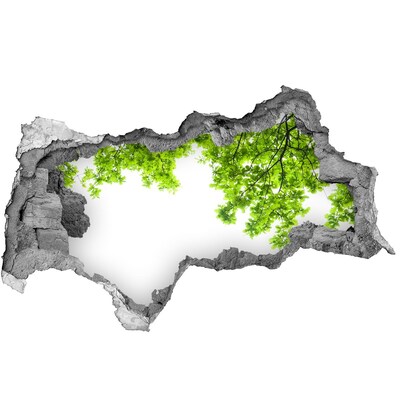 Samolepiaca diera nálepka Zelená oáza za múrom