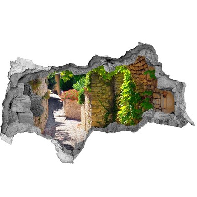 Fototapeta diera na stenu 3D Zelená ulica v meste