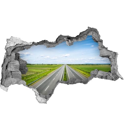 Nálepka fototapeta 3D výhľad Cesta medzi zeleňou