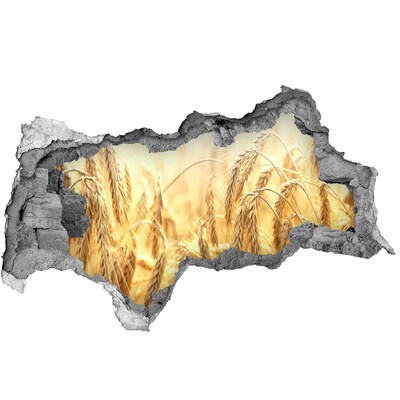 Samolepiaca diera na stenu nálepka Zlaté pšeničné polia