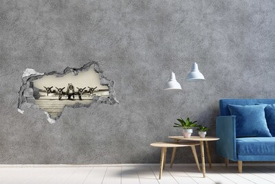 Foto fotografie diera na stenu Staré lietadlo na letiskovej ploche