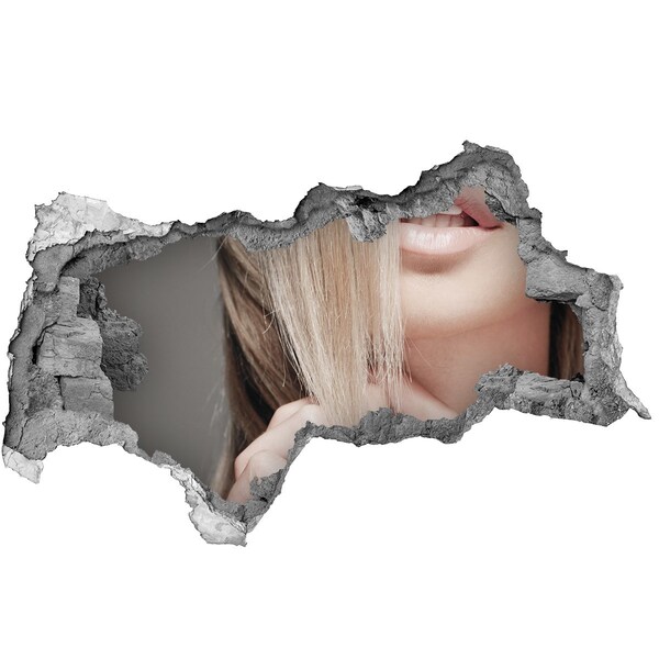 Fotoobraz diera na stenu Očarujúci pohľad spoza steny