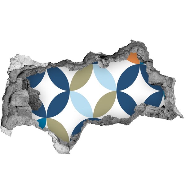 Fotoobraz diera na stenu Moderný vzor na pozadí steny