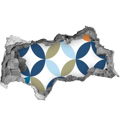 Fotoobraz diera na stenu Moderný vzor na pozadí steny