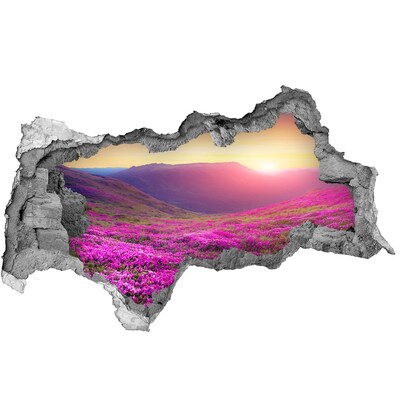 Nálepka fototapeta 3D výhľad Ružový kopec