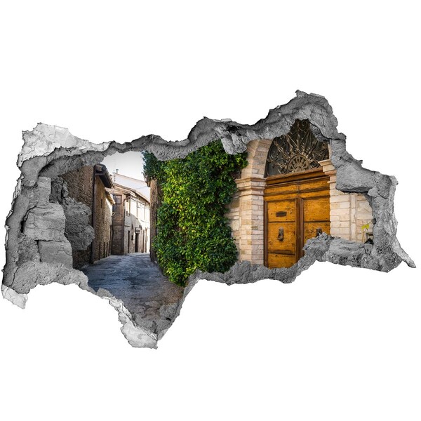 Fototapeta diera na stenu 3D Očarujúca ulička v meste