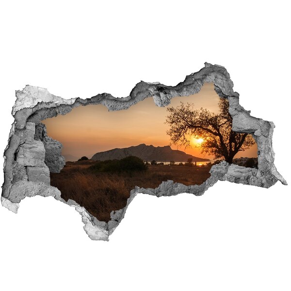 Nálepka fototapeta 3D výhľad Západ slnka