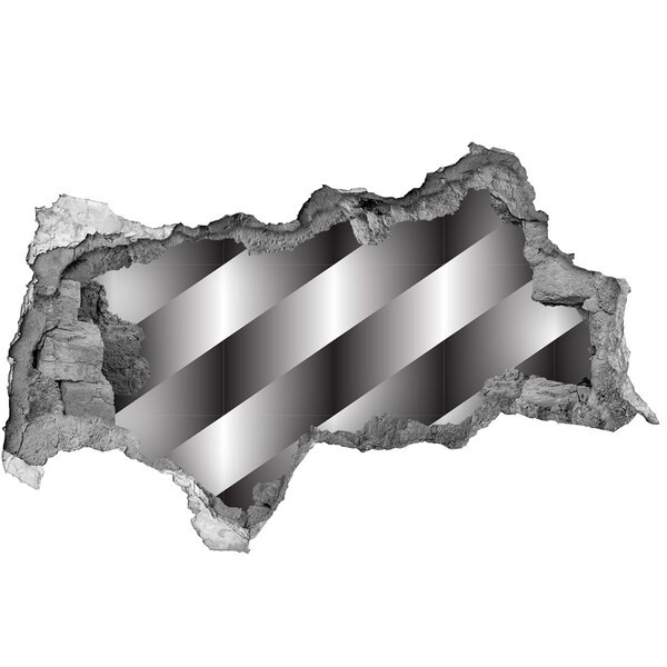 Diera 3D fototapeta nálepka Ilúzia rozbitej steny