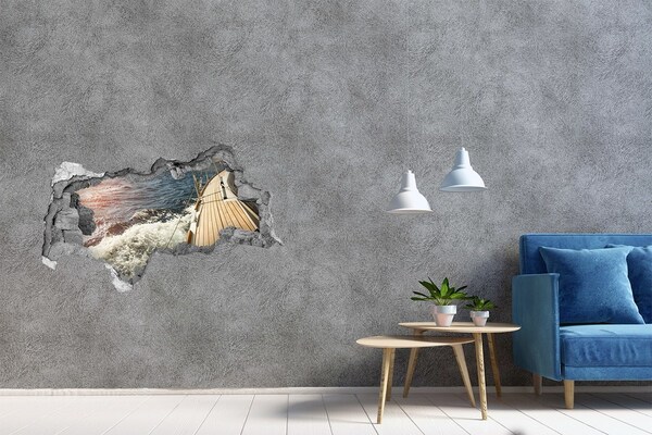 Foto fotografie diera na stenu Plavba po rozbúrenom mori