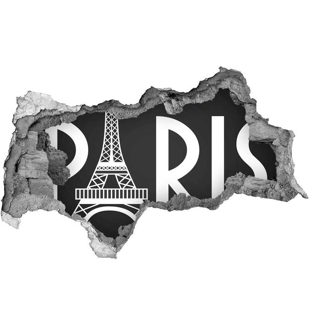 Fototapeta diera na stenu 3D nálepka Paríž