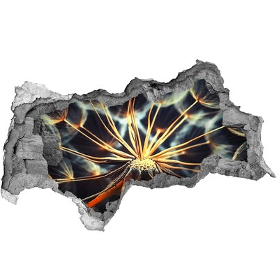 Samolepiaca diera nálepka Kvet z ohňa