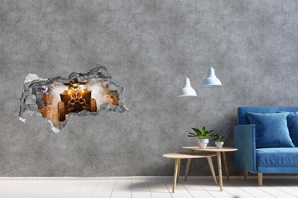 Foto fotografie diera na stenu Rally štvorkolka v akcii