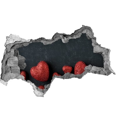 Fototapeta diera na stenu Srdce v troskách