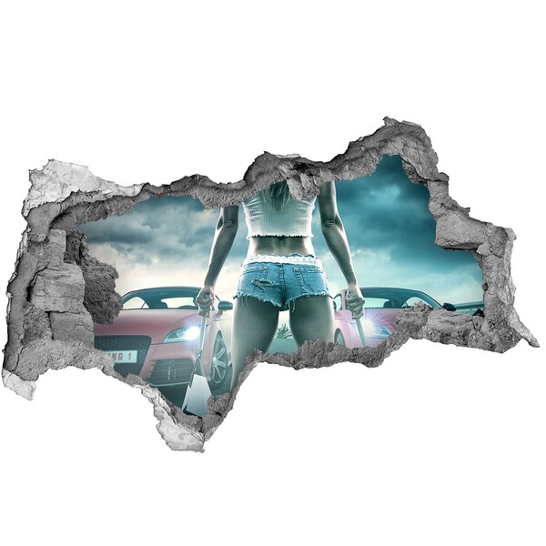 Foto fotografie diera na stenu Pretekárske emócie