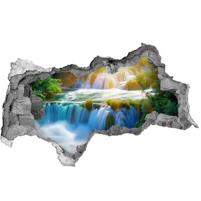 Nálepka fototapeta 3D výhľad Vodopád krka