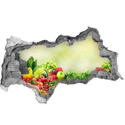 Samolepiaca nálepka Ovocie a zelenina v záhrade