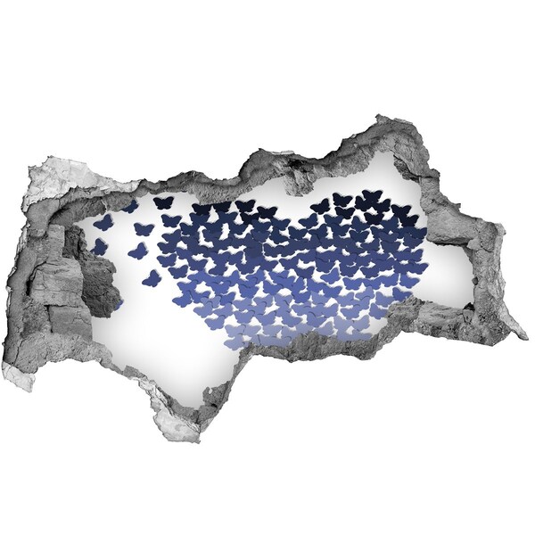 Samolepiaca nálepka Motýle v modrých hlbinách