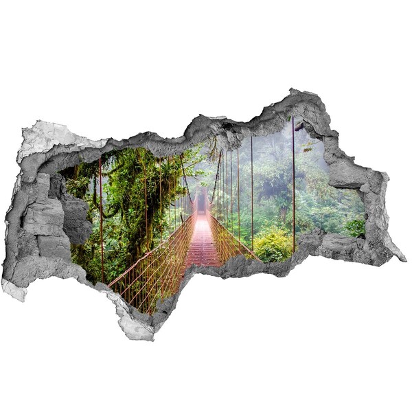 Nálepka fototapeta 3D na stenu Most v trópoch