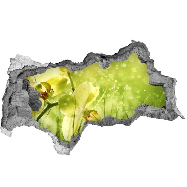 Samolepiaca diera nálepka Kvetinová oáza uprostred zeleni