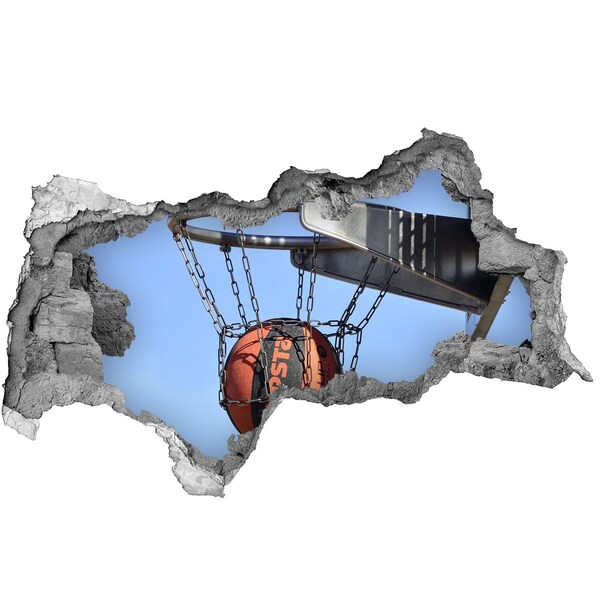 Foto fotografie diera na stenu Basketbalová strela v akcii