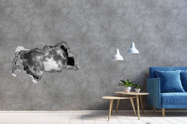 Foto fotografie diera na stenu Mesiac v diere v stene