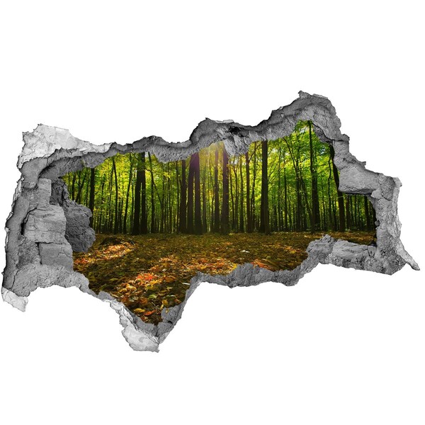 Nálepka fototapeta 3D výhľad betón Les
