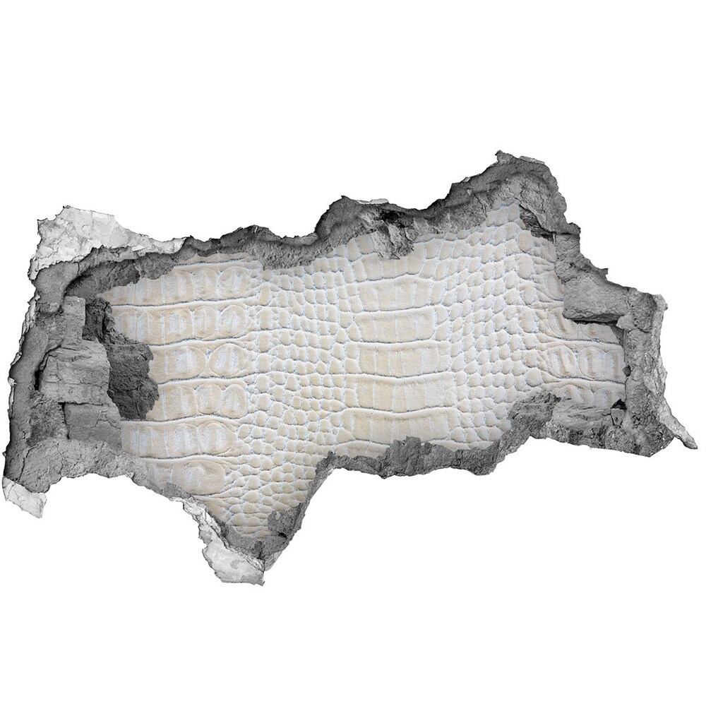 Diera 3D fototapeta na stenu Krokodílej kože