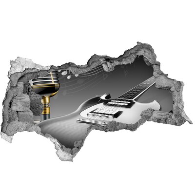 Fotoobraz diera na stenu Hudobná diera v stene