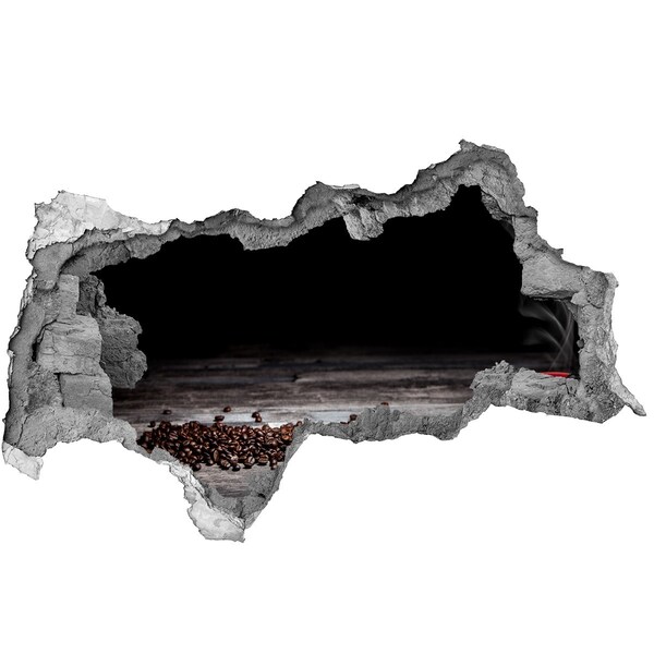 Samolepiaca nálepka Káva v srdci betónu