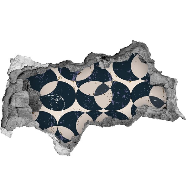 Fotoobraz diera na stenu Moderný dizajn diery v stene